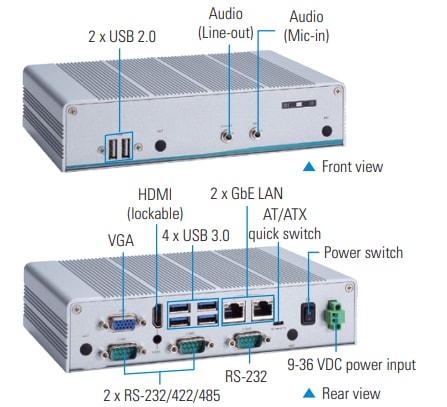 Axiomtek eBOX626-311-FL Fanless Embedded System Axiomtek eBOX626-311-FL Fanless Embedded System